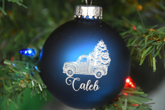 Personalized Christmas Ornaments Truck